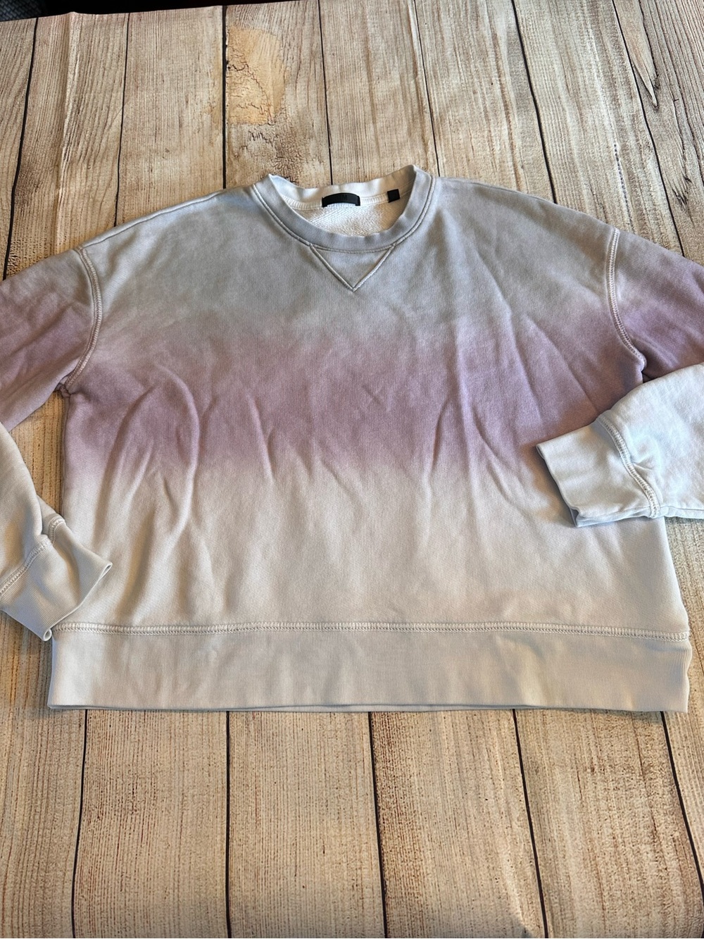 ATM Anthony Thomas Melillo Ombre French Terry Sweatshirt S